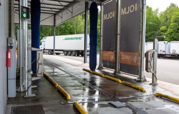Sogranlotrans station lavage camion